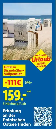 Lidl Hotel in strandnähe + vollpension Angebot