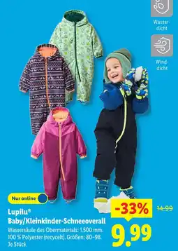 Lidl Lupilu baby/kleinkinder-schneeoverall Angebot