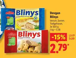 Lidl Dovgan blinys mit hähnchenfleischfüllung Angebot