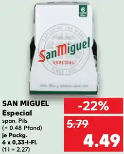 Kaufland SAN MIGUEL Especial Angebot