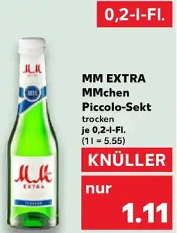 Kaufland MM EXTRA MMchen Piccolo-Sekt Angebot