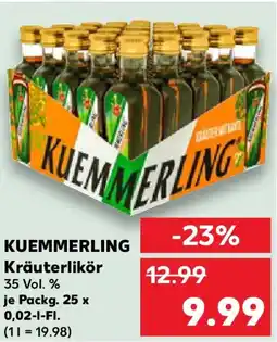 Kaufland KUEMMERLING Kräuterlikör Angebot