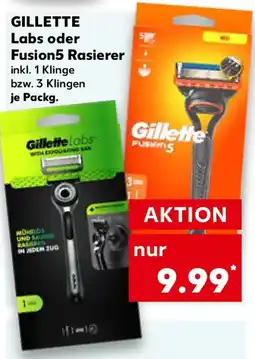 Kaufland GILLETTE Labs oder Fusion5 Rasierer Angebot
