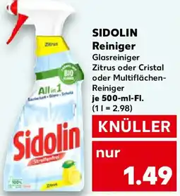 Kaufland SIDOLIN Reiniger Angebot