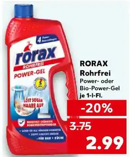 Kaufland RORAX Rohrfrei Angebot
