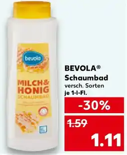 Kaufland BEVOLA Schaumbad Angebot