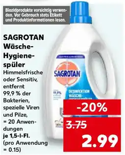 Kaufland SAGROTAN Wäsche- Hygienespüler Angebot