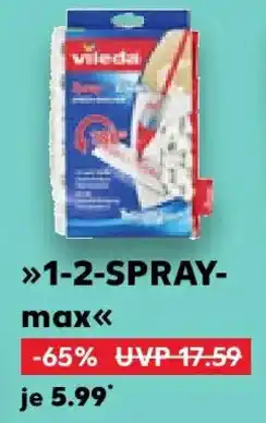 Kaufland vileda Ersatz- Wischbezug 1-2-SPRAY- max Angebot