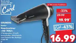 Kaufland GRUNDIG lonic- Haartrockner HD 7082 Angebot