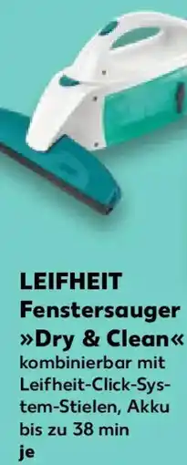 Kaufland LEIFHEIT Fenstersauger Dry & Clean Angebot