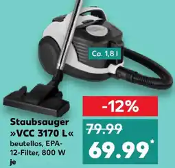 Kaufland Staubsauger VCC 3170 L Angebot