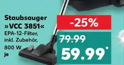 Kaufland Staubsauger VCC 3851 Angebot