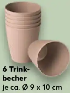 Kaufland 6 Trinkbecher Angebot