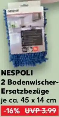 Kaufland NESPOLI 2 Bodenwischer Ersatzbezüge Angebot