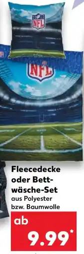 Kaufland Fleecedecke oder Bettwäsche-Set Angebot