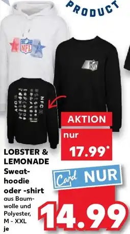 Kaufland LOBSTER & LEMONADE Sweathoodie oder -shirt Angebot