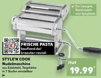 Kaufland STYLE'N COOK Nudelmaschine Angebot