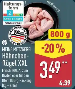 Aldi Nord MEINE METZGEREI Hähnchenflügel XXL Angebot