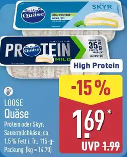 Aldi Nord LOOSE Quäse Angebot
