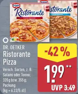 Aldi Nord DR. OETKER Ristorante Pizza Angebot