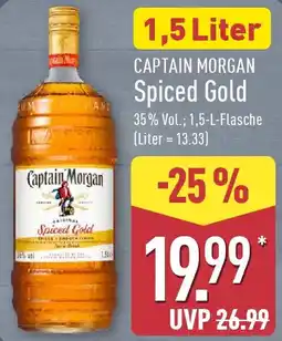 Aldi Nord CAPTAIN MORGAN Spiced Gold Angebot