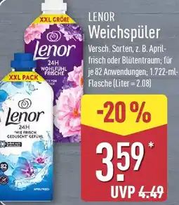 Aldi Nord LENOR Weichspüler Angebot