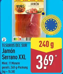 Aldi Nord TESOROS DEL SUR Jamón Serrano XXL Angebot