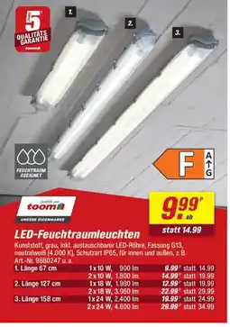 toom Baumarkt LED-Feuchtraumleuchten Angebot