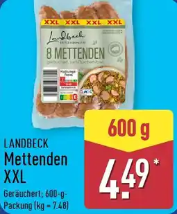 Aldi Nord LANDBECK Mettenden XXL Angebot