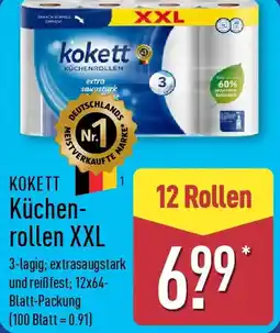 Aldi Nord KOKETT Küchenrollen XXL Angebot