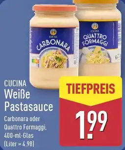 Aldi Nord CUCINA Weiße Pastasauce Angebot
