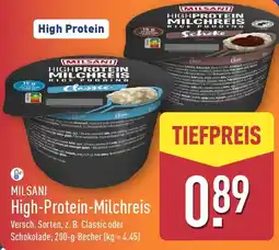 Aldi Nord MILSANI High-Protein-Milchreis Angebot