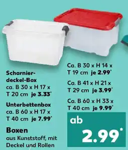 Kaufland Scharnierdeckel-Box Angebot