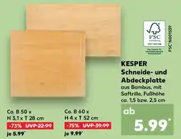 Kaufland KESPER Schneide- und Abdeckplatte Angebot