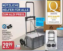 Aldi Nord WORKZONE Vollklappbare Transportkarre Angebot