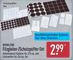 Aldi Nord WORKZONE Filzgleiter-/Schutzpuffer-Set Angebot