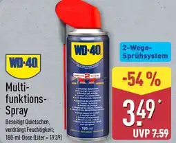 Aldi Nord WD-40 Multi- funktions- Spray Angebot