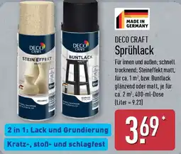 Aldi Nord DECO CRAFT Sprühlack Angebot