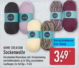 Aldi Nord HOME CREATION Sockenwolle Angebot
