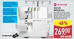 Aldi Nord SINGER Overlock- Nähmaschine Angebot