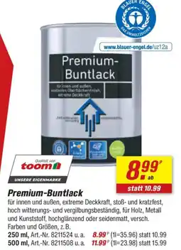 toom Baumarkt Premium-Buntlack Angebot