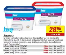toom Baumarkt KNAUF Easyputz Angebot