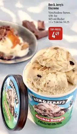 Galeria Markthalle Ben & Jerry's Eiscreme Angebot