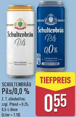 Aldi Nord SCHULTENBRÄU Pils/0,0 % Angebot
