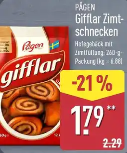 Aldi Nord PÅGEN Gifflar Zimtschnecken Angebot