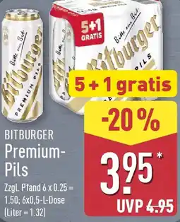 Aldi Nord BITBURGER Premium Pils Angebot