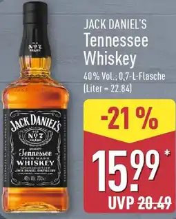 Aldi Nord JACK DANIEL'S Tennessee Whiskey Angebot
