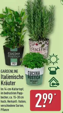 Aldi Nord GARDENLINE Italienische Kräuter Angebot