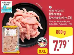 Aldi Nord MEINE METZGEREI Hähnchen Geschnetzeltes XXL Angebot