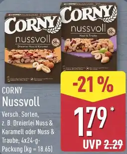 Aldi Nord CORNY Nussvoll Angebot